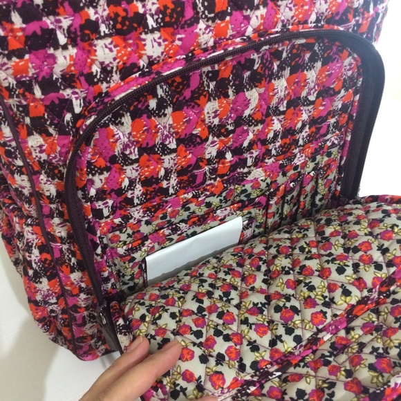 Vera Bradley Campus Tech Backpack Houndstooth NWT - Picture 2 of 8